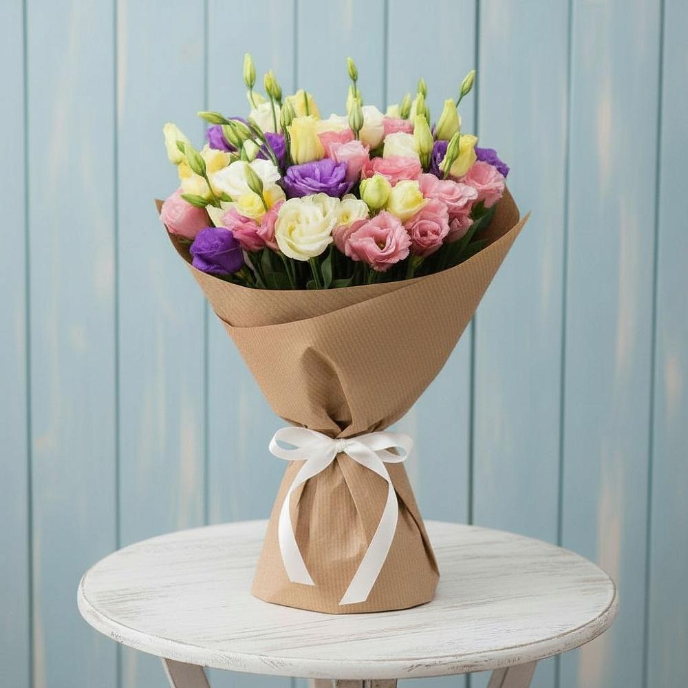 Букет цветов из: Лизиантусы в Светлограде