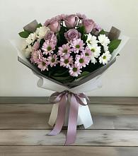 Букет цветов из:  Хризантемы и Розы #REPLACE_PRED# Светлограде