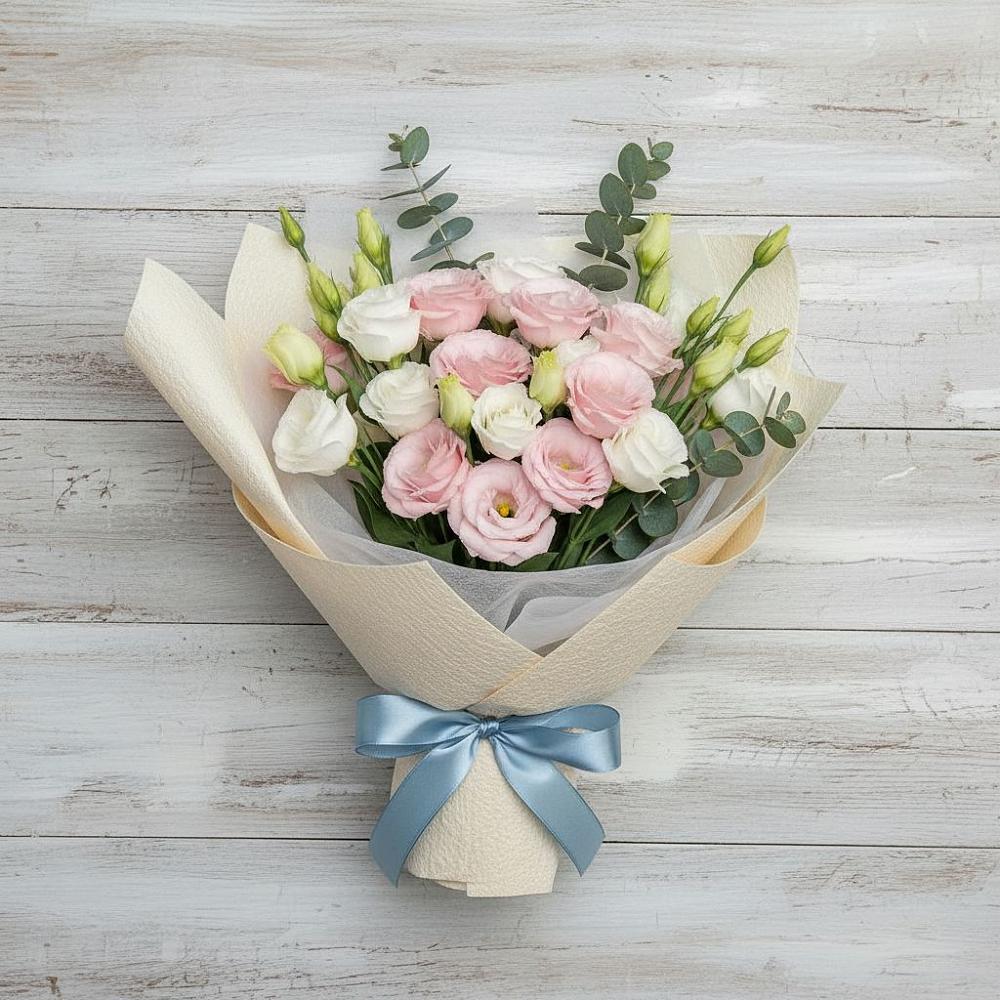 Букет цветов из: Лизиантусы в Светлограде